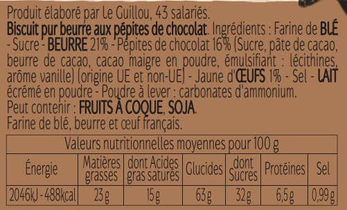 Le Guillou Maxi Cookie breton pur beurre - Le Guillou packshot