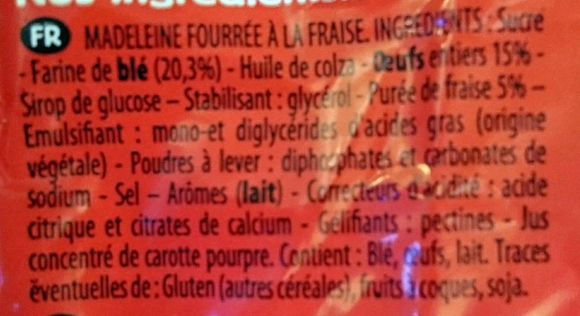 Ker Cadélac Madeleine coeur fraise packshot