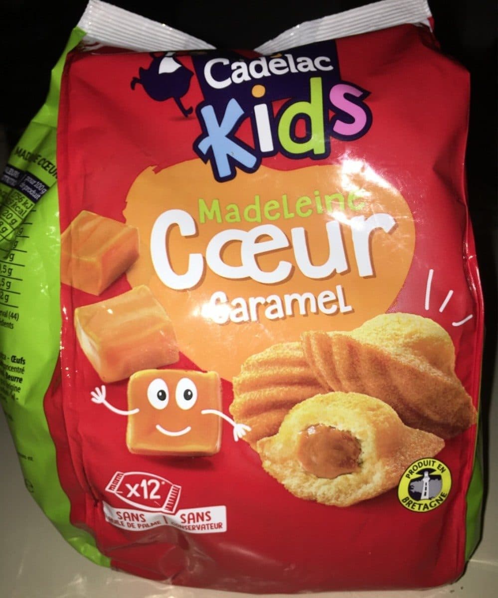 Ker Cadélac Madeleine Cœur Caramel packshot