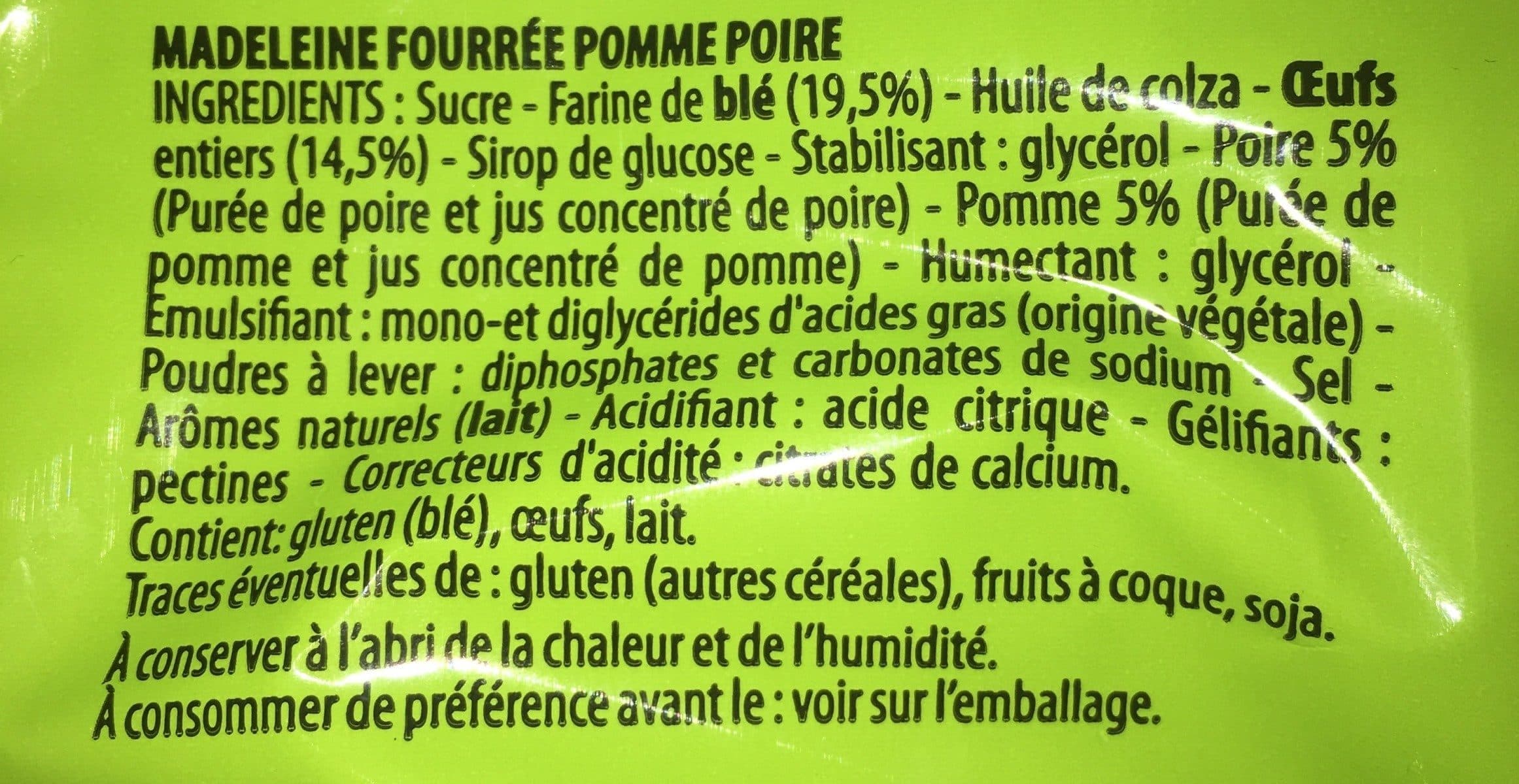 Ker Cadélac Madeleine Cœur Pomme Poire packshot