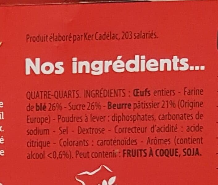 Ker Cadélac Quatre-Quarts pur beurre packshot
