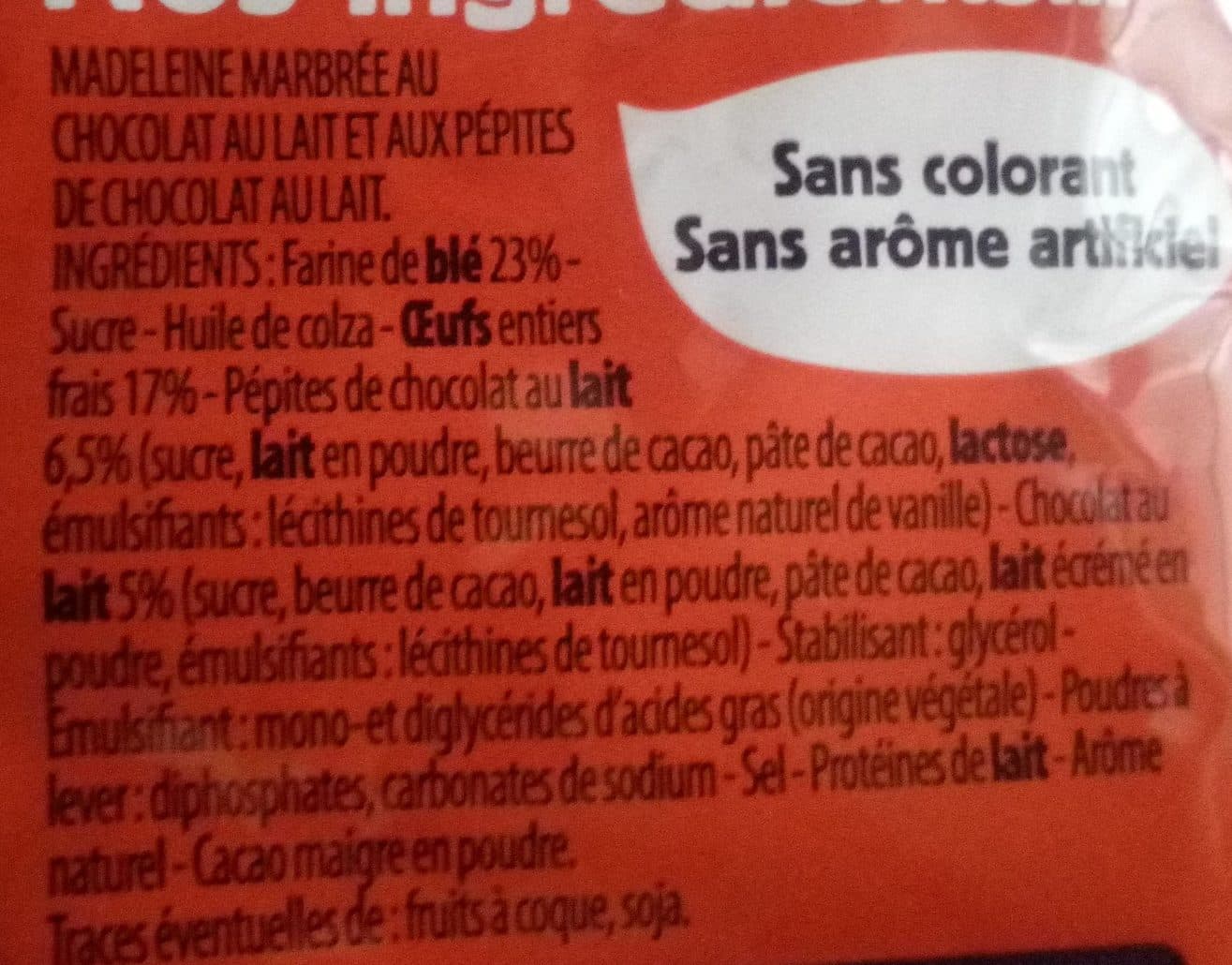 Ker Cadélac Madeleines Extra Moelleuses Chocolat au Lait packshot