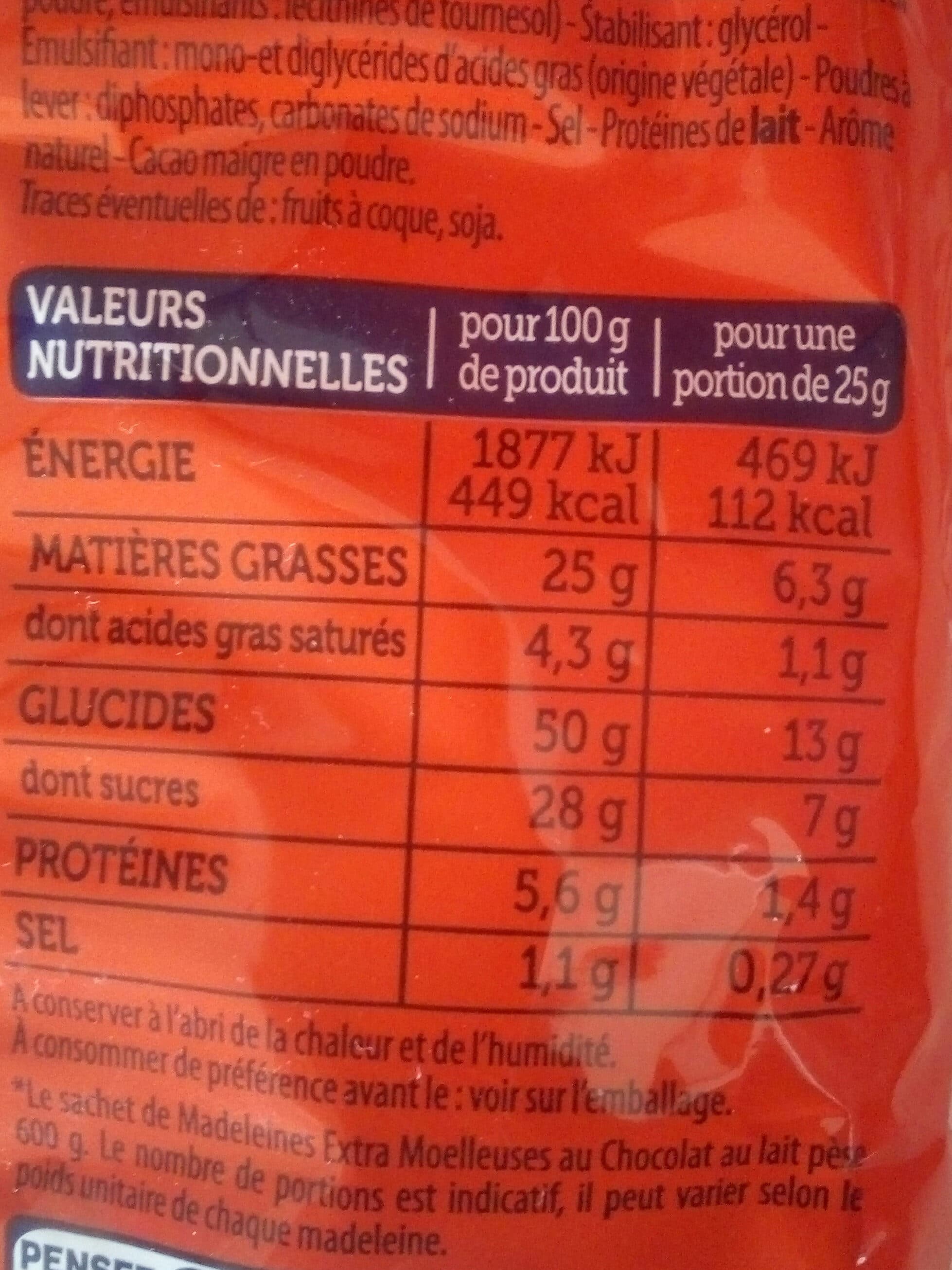 Ker Cadélac Madeleines extra moelleuses packshot
