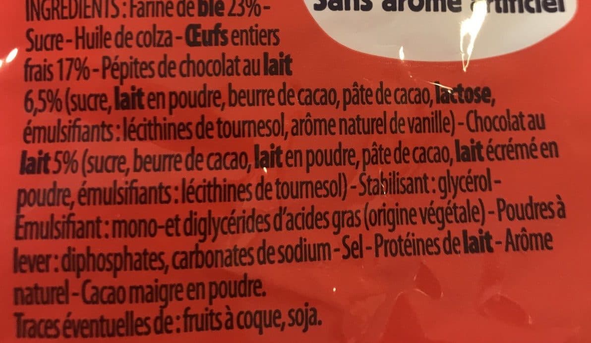 Ker Cadélac Madeleines Extra Moelleuses Goût Chocolat au Lait Praliné packshot