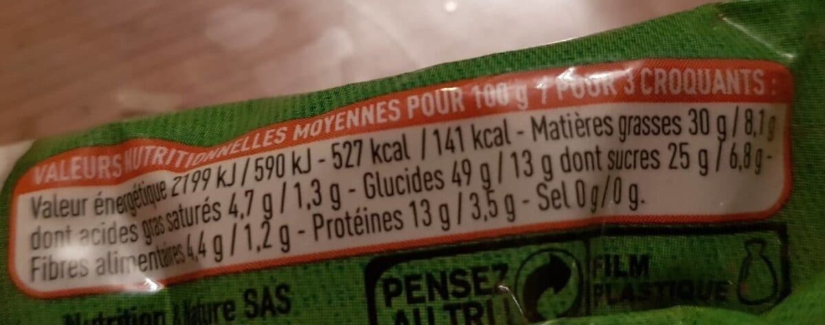 Valpi Bio Croquant sésame packshot