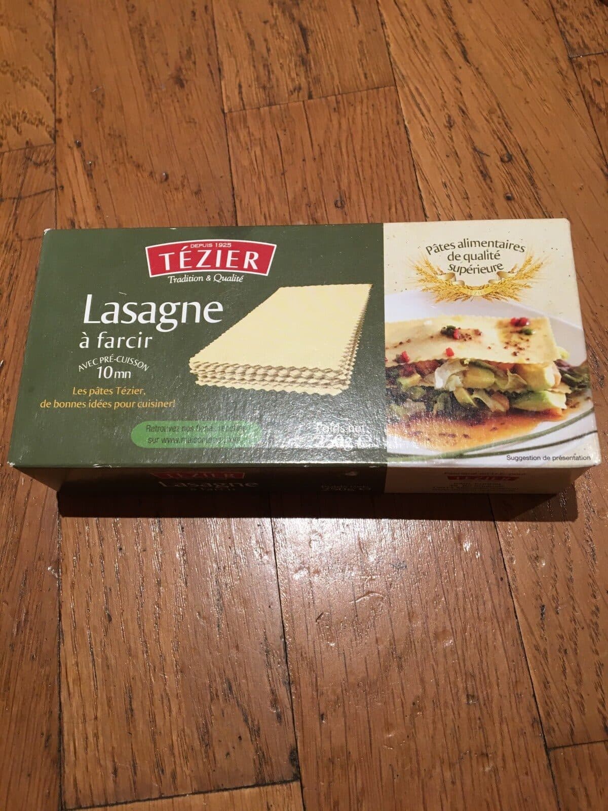 Open Food Facts Lasagnes à farcir packshot