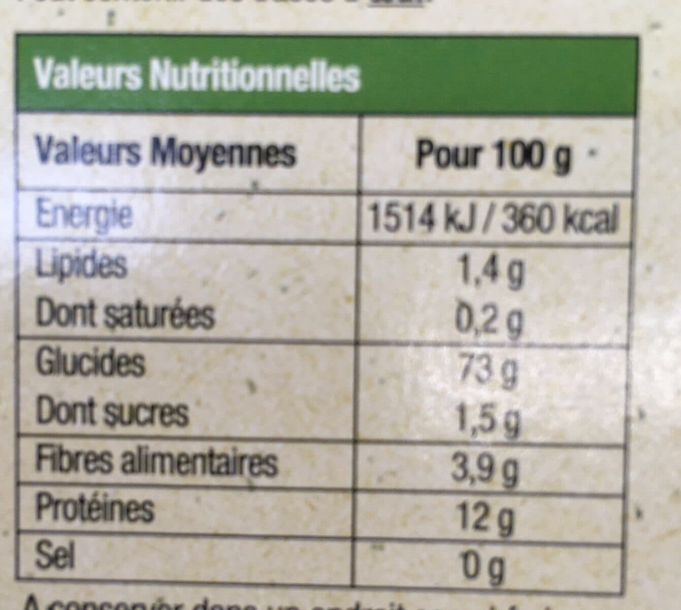 Open Food Facts Lasagnes à farcir packshot