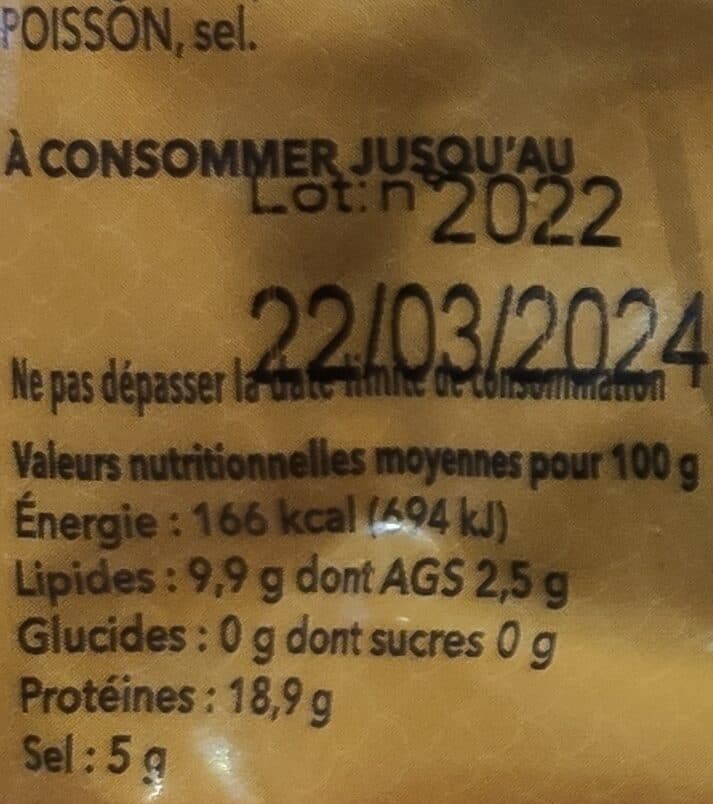 Open Food Facts Filet de harengs fumés tradition packshot