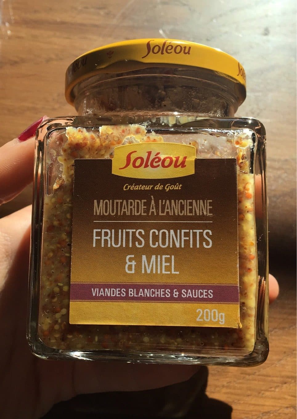 Soléou 200G Moutarde Ancienne Miel / FR packshot