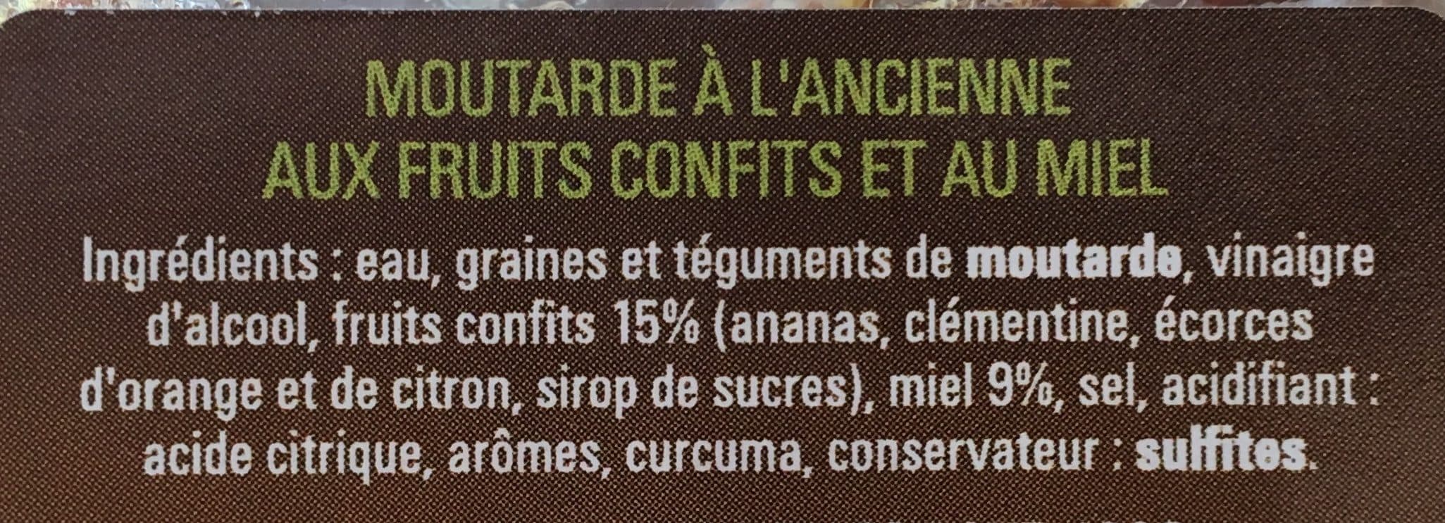 Soléou 200G Moutarde Ancienne Miel / FR packshot