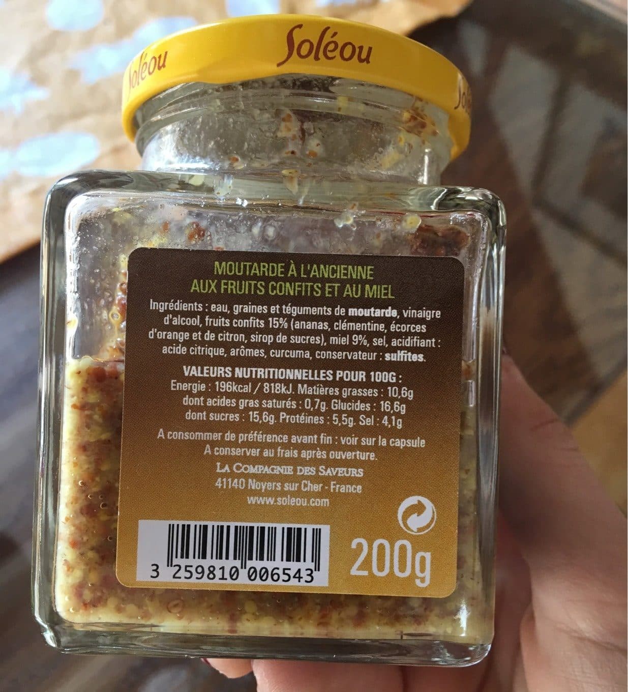 Soléou 200G Moutarde Ancienne Miel / FR packshot