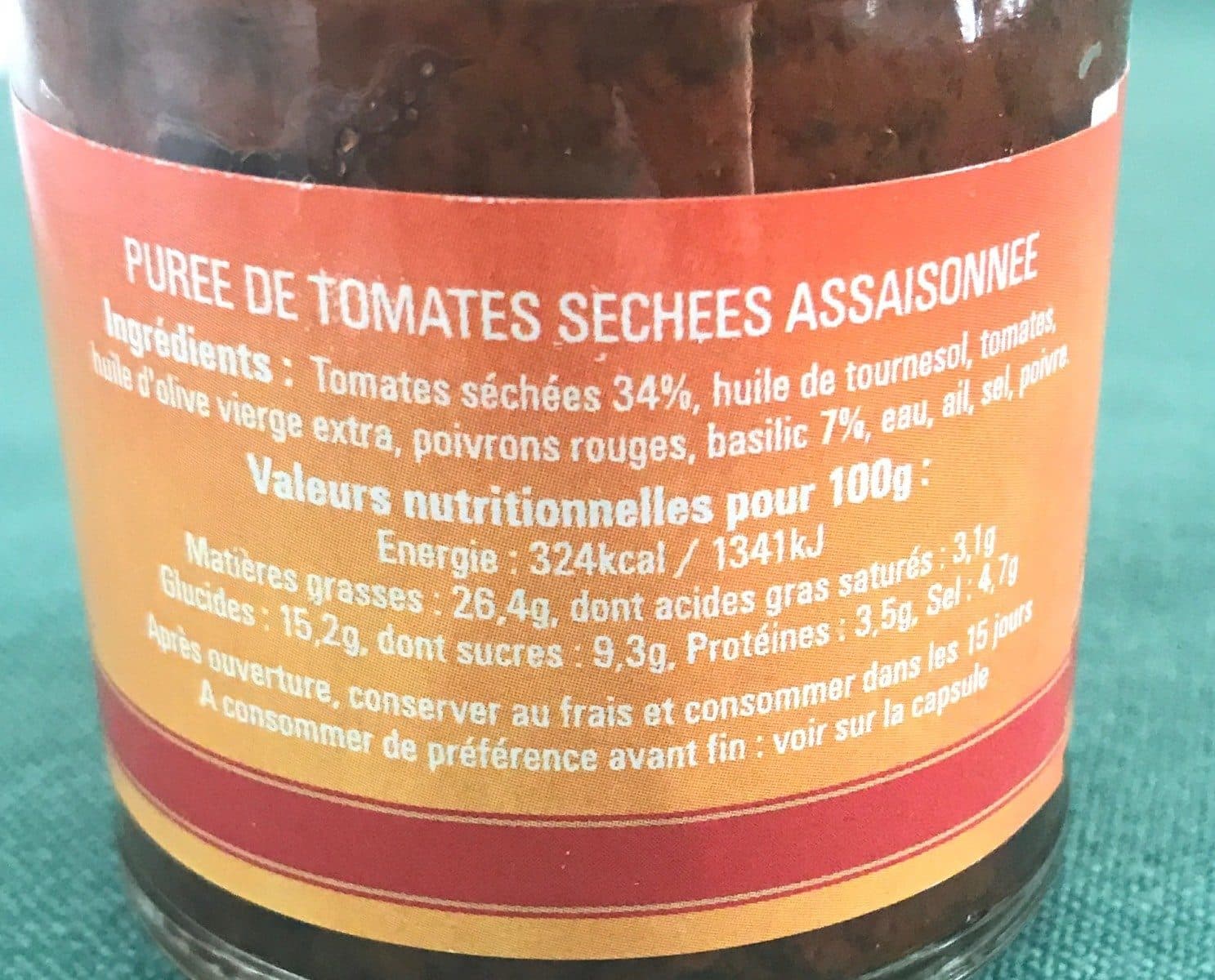 Soléou Goustade de tomates sechées au Basilic packshot