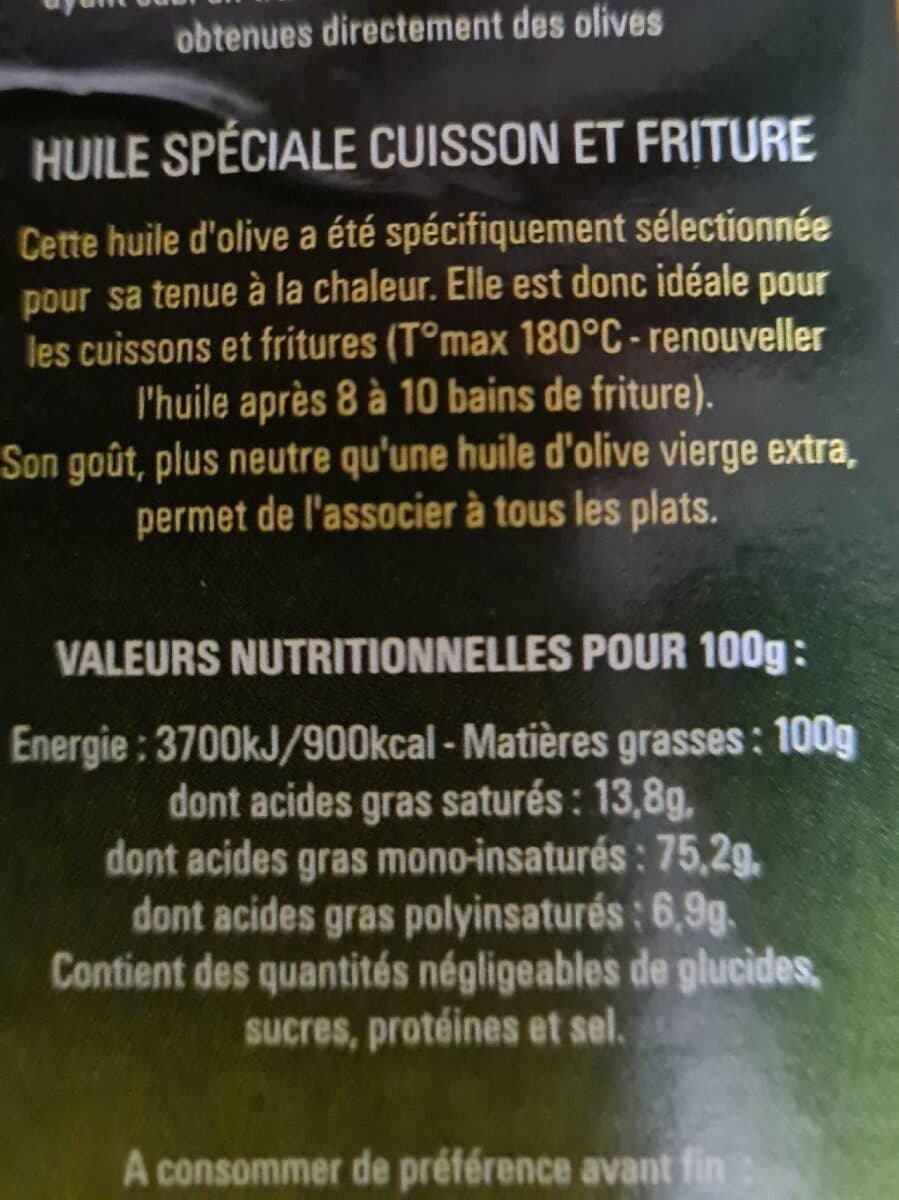 Soléou Huile spéciale cuisson et friture huile d'olive packshot