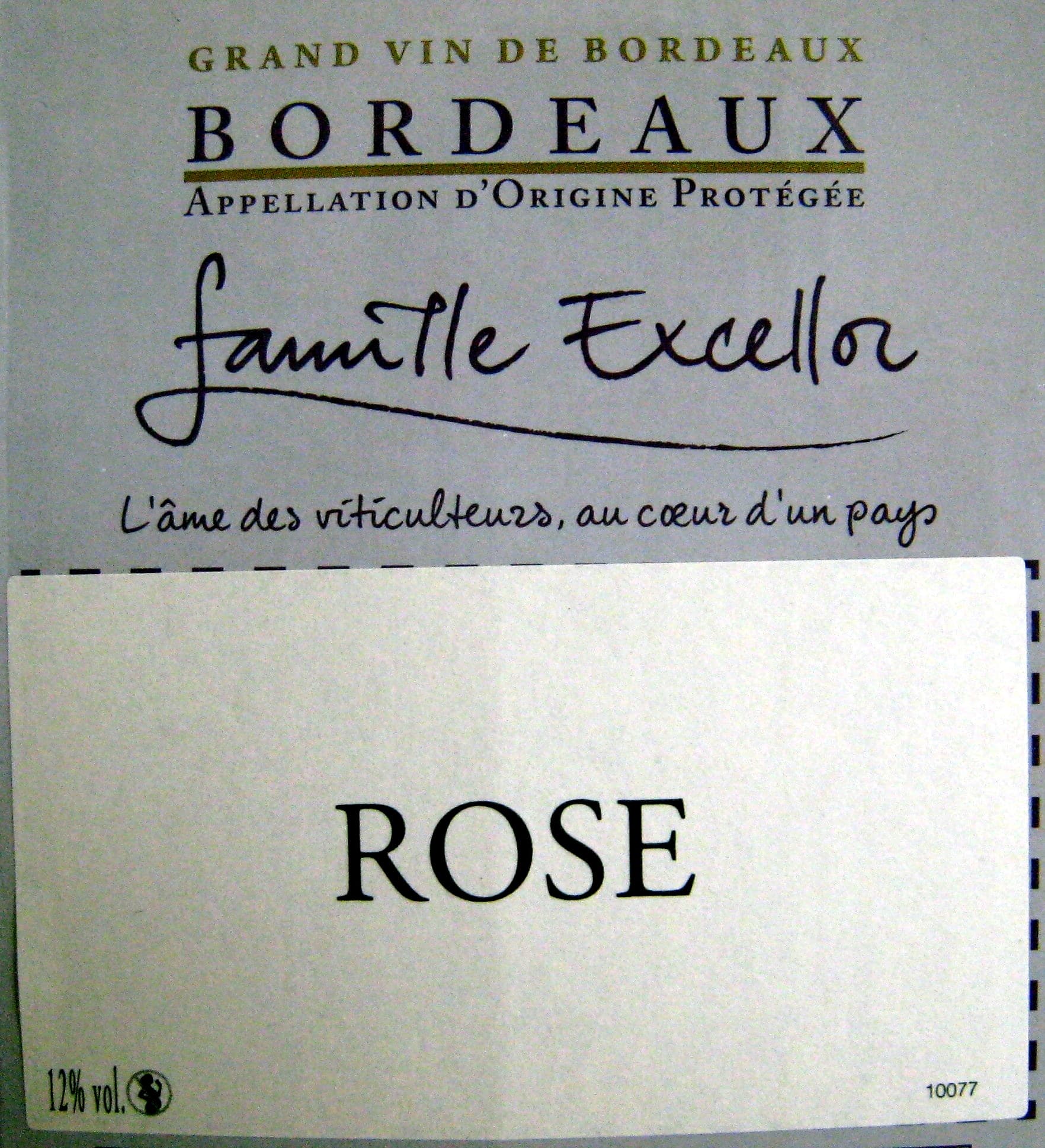 Famille Excellor Bordeaux rosé AOP Famille Excellor packshot