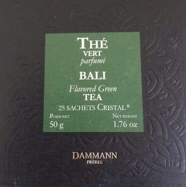 Dammann Frères Thé vert parfumé Bali packshot