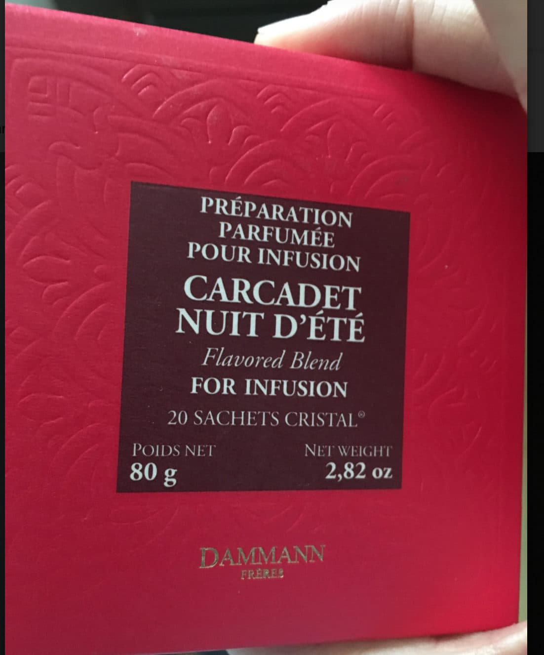 Dammann Frères Carcadet Nuit d'été packshot