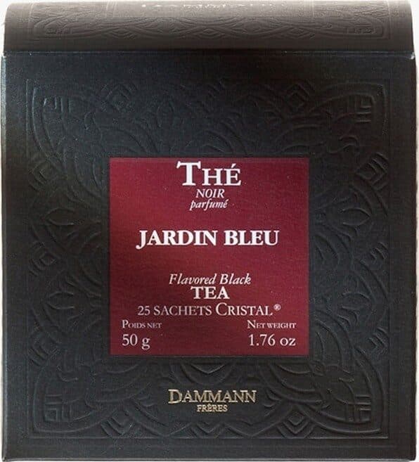 Dammann Freres Thé Noir Parfumé Jardin Bleu Boîte packshot