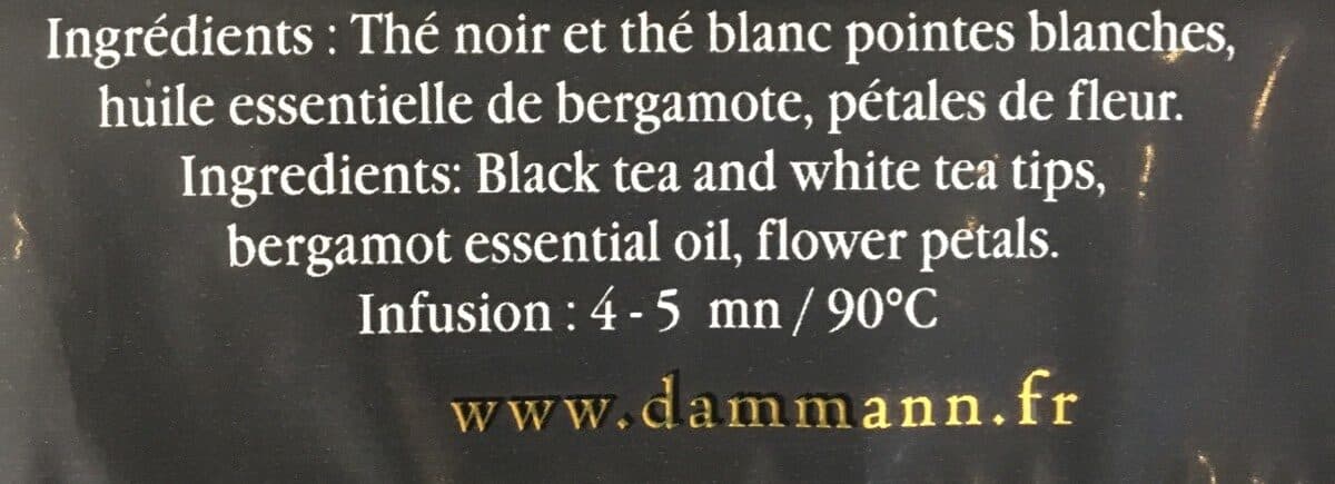 Dammann Frères Earl Grey packshot