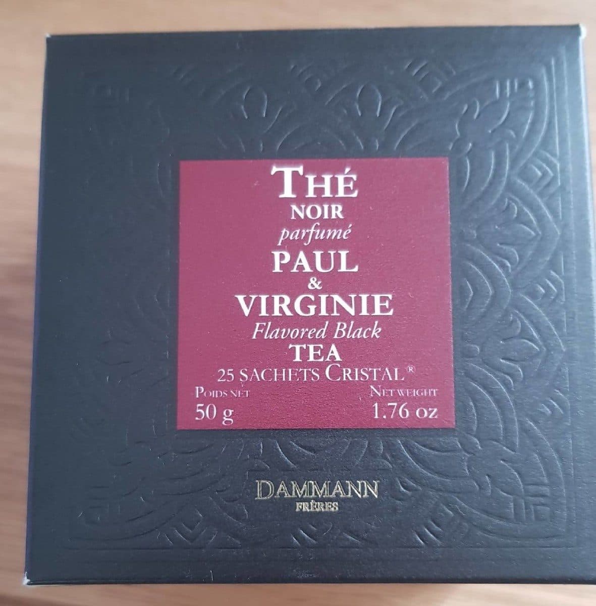 Dammann Frères Thé noir parfumé Paul&Virginie packshot