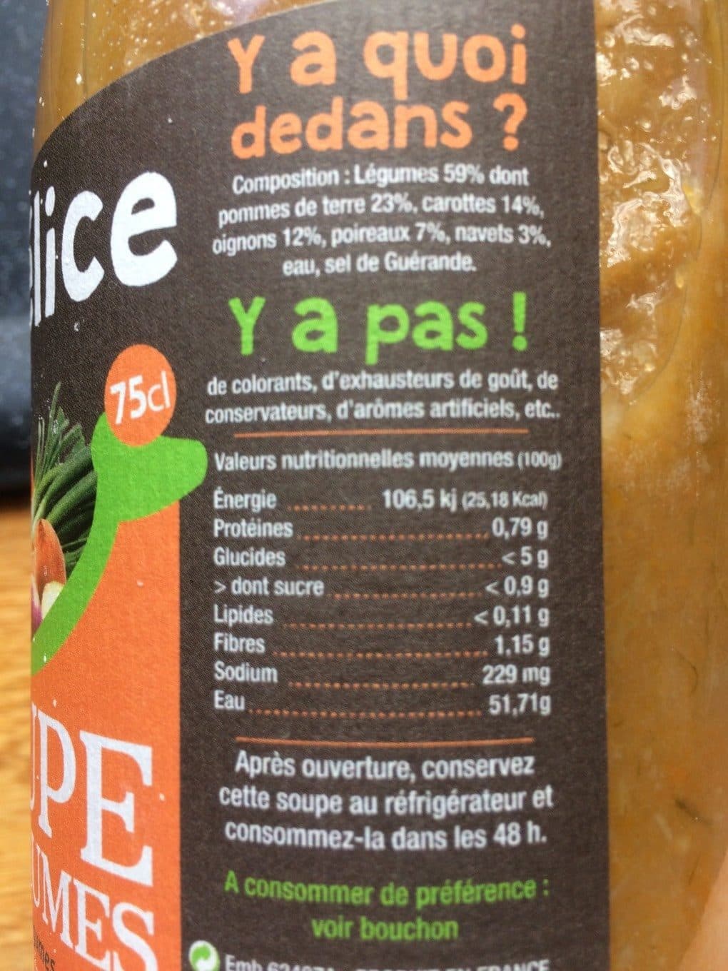 Tidélice Soupe 5 légumes packshot