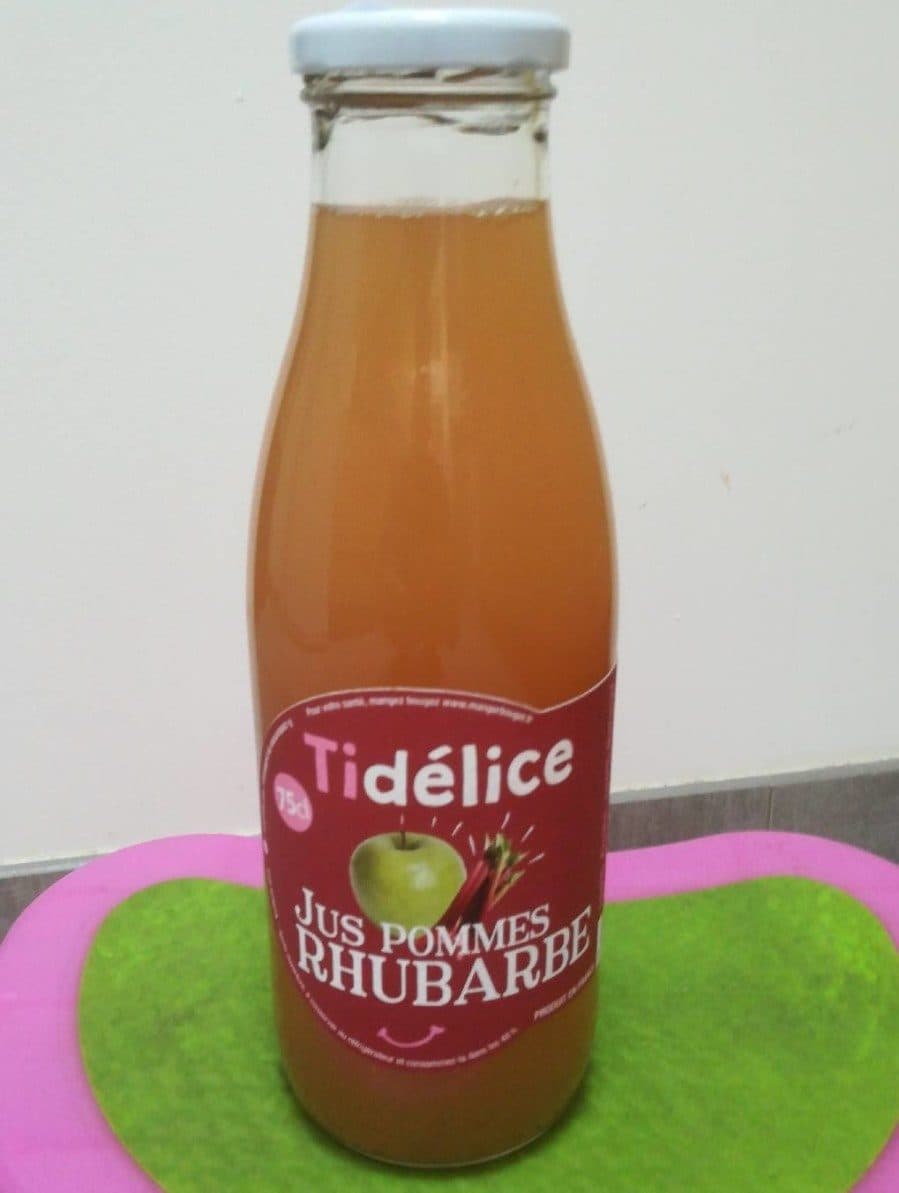 Open Food Facts Jus pommes rhubarbe packshot