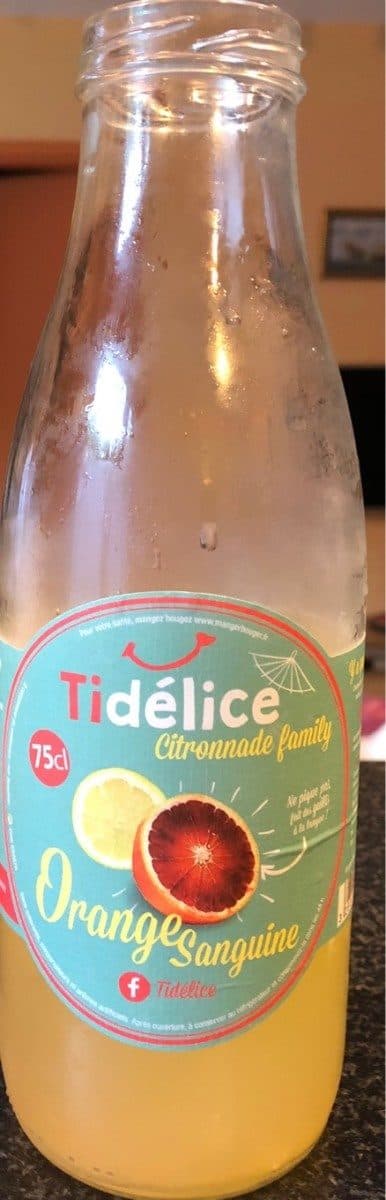 Open Food Facts Citronnade family orange sanguine packshot