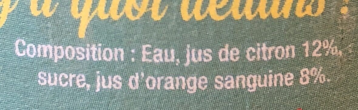 Open Food Facts Citronnade family orange sanguine packshot