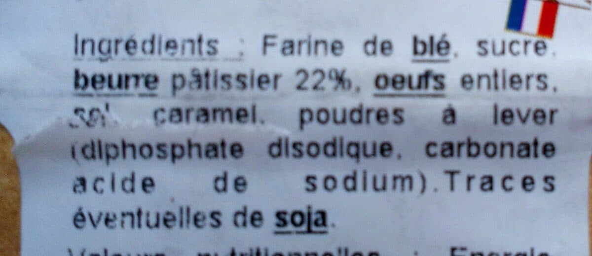 Open Food Facts Galettes mini carré packshot