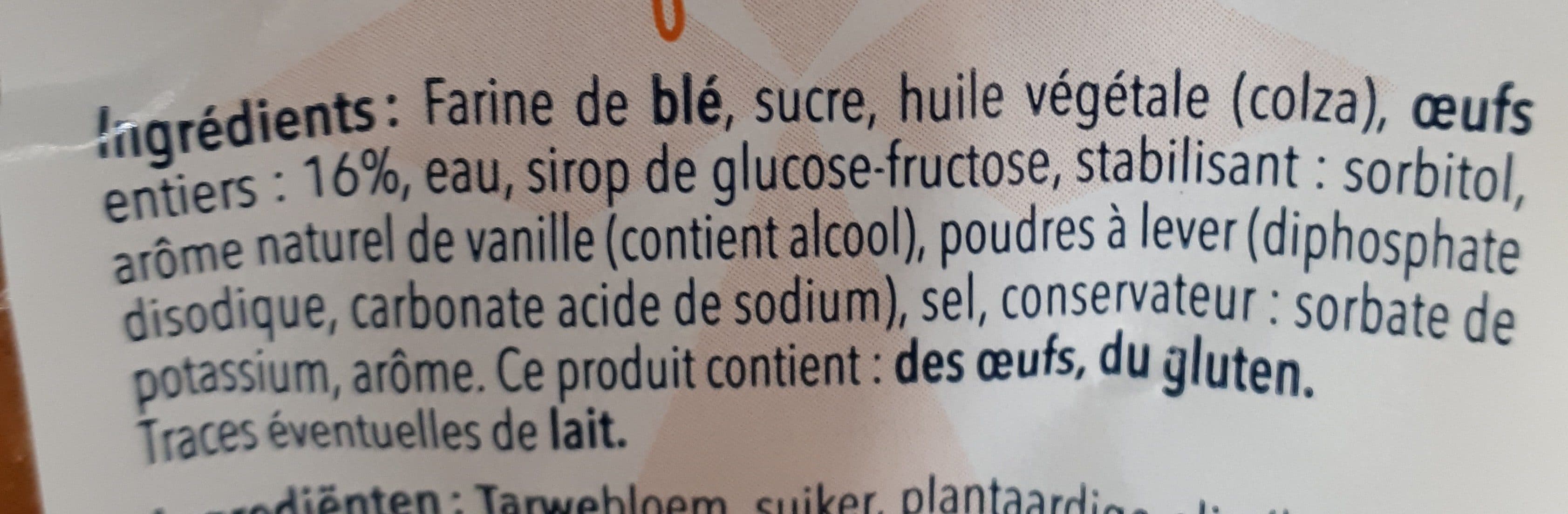 Kerisper Madeleines aux oeufs packshot