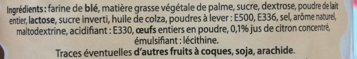 La Trinitaine Galettines au citron packshot