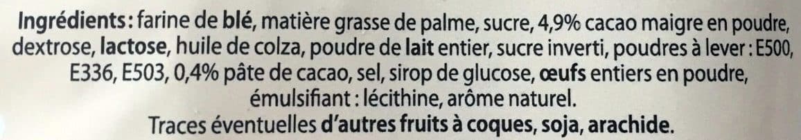 La Trinitaine Galettines saveur Cacao packshot