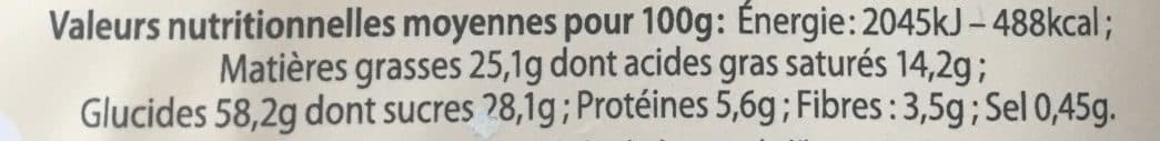 La Trinitaine Galettines saveur Cacao packshot
