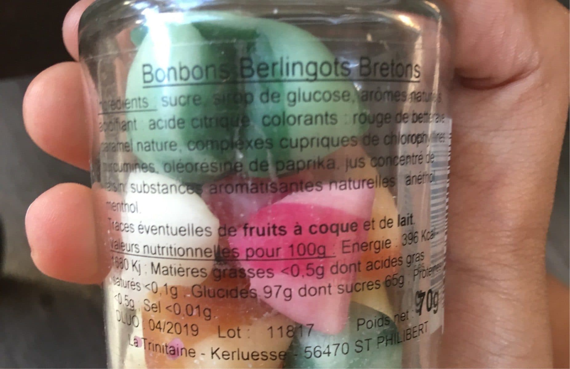 La Trinitaine Les berlingots bretons packshot