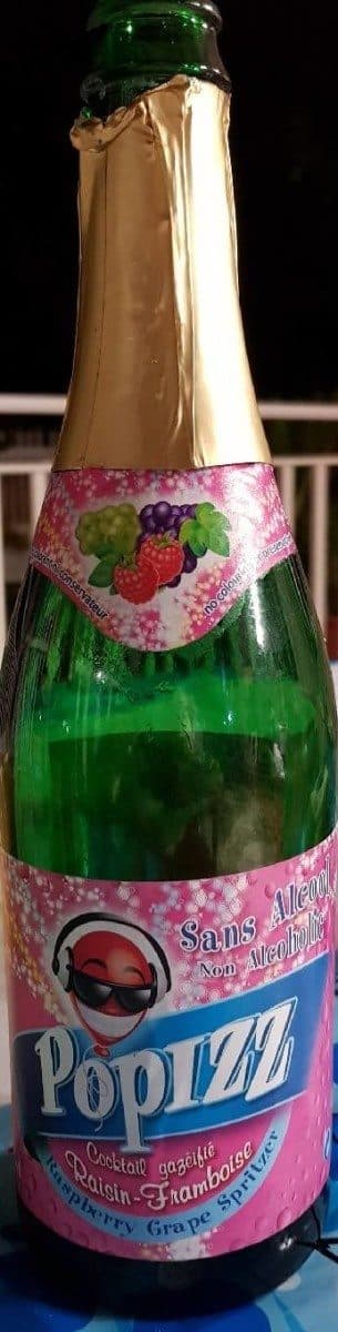 Open Food Facts Cocktail gazéifié Raisin-Framboise packshot