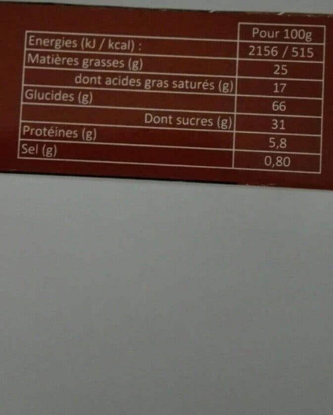 Open Food Facts Véritables Punchs - Etui Long 120 gr packshot