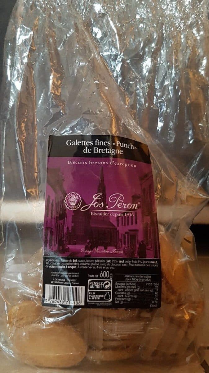 JOS PÉRON Galettes Fines "Punch" de Bretagne packshot