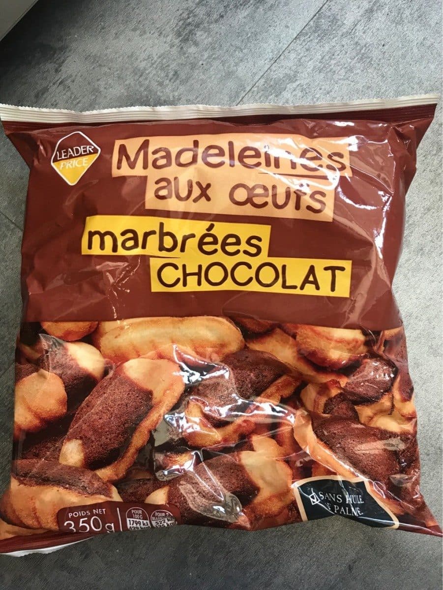 Leader Price Madeleines aux oeufs packshot