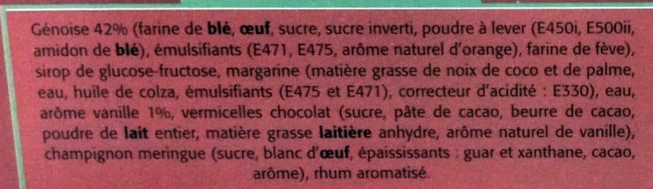 Pâtisserie Baillon Bûche Pâtissière Roulée - Arôme Vanille packshot