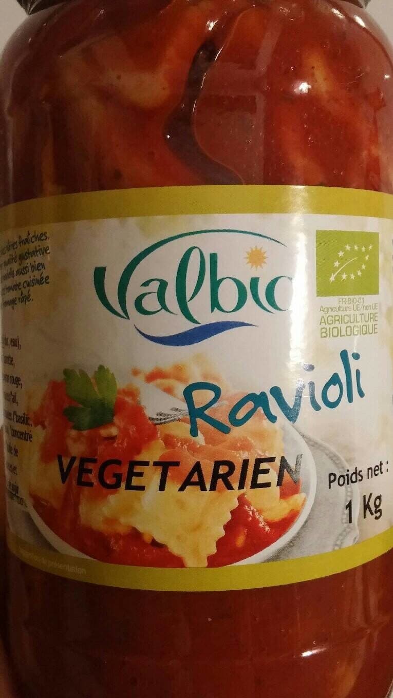 Valbio Ravioli végétarien packshot