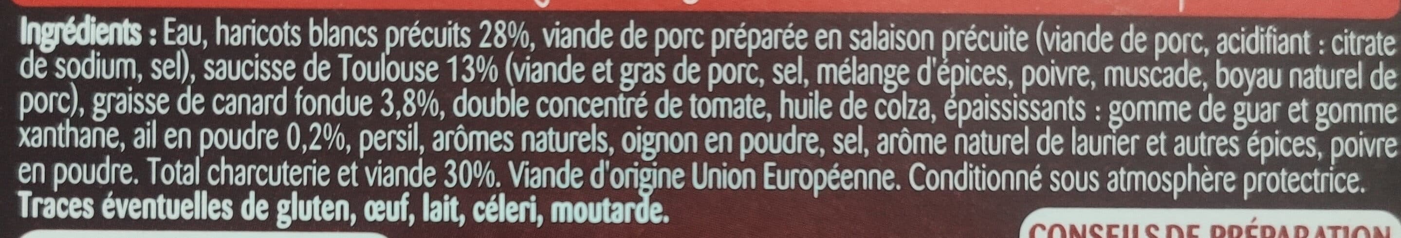 William saurin Cassoulet à la graisse de canard packshot