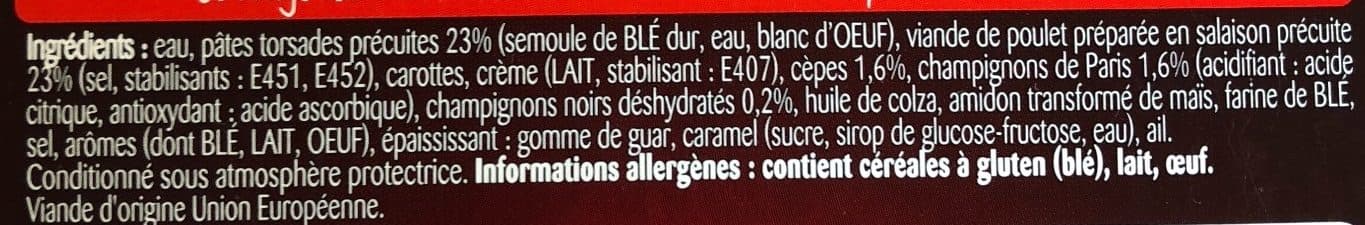 William Saurin Poulet Forestier Torsades et Champignons packshot