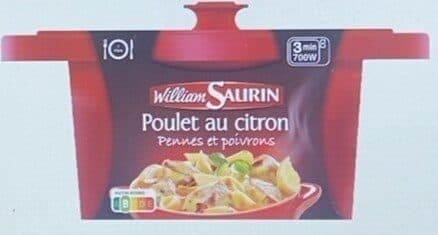 William Saurin Les Cocottes Poulet au Citron packshot