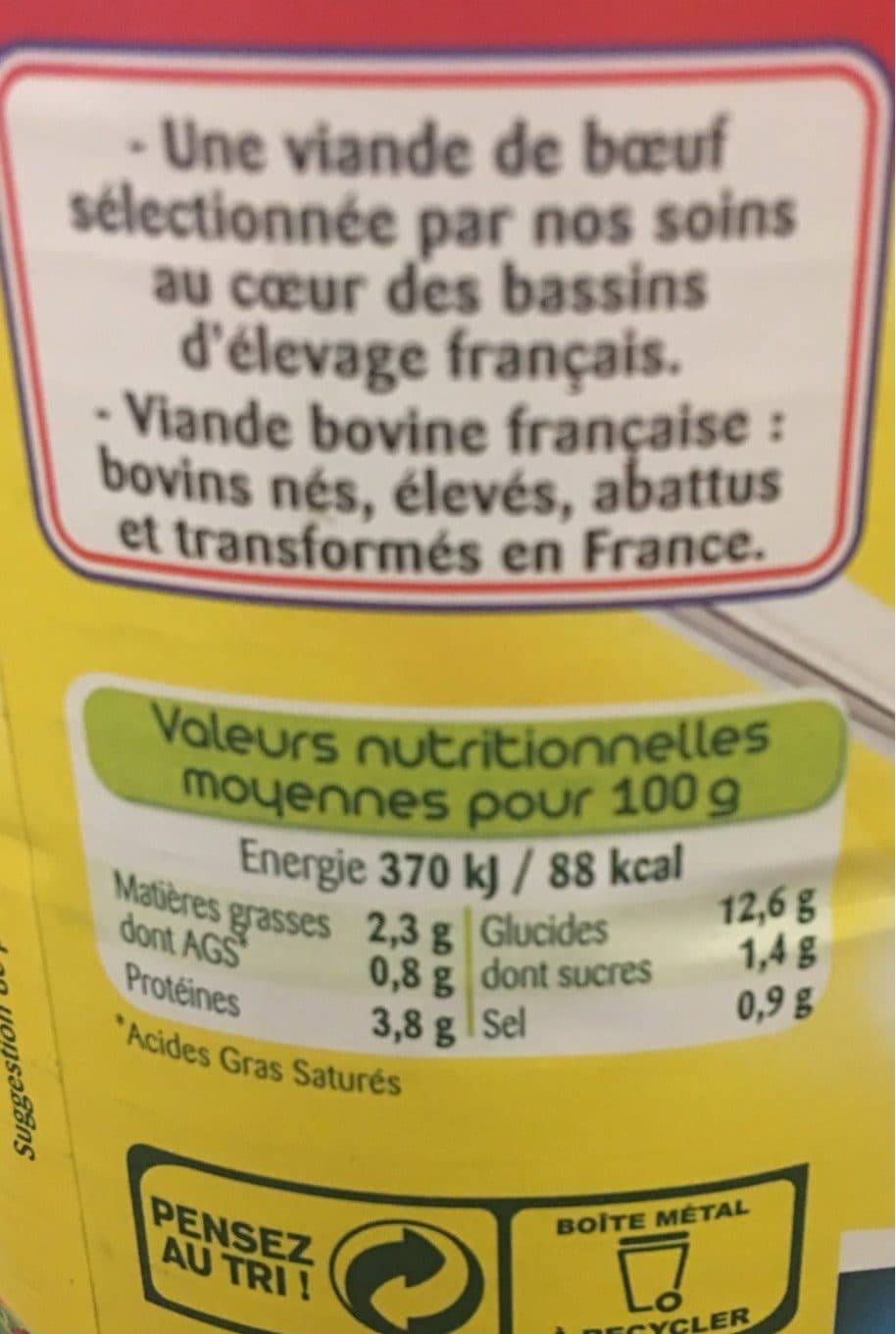 Panzani Le ravioli pur boeuf packshot