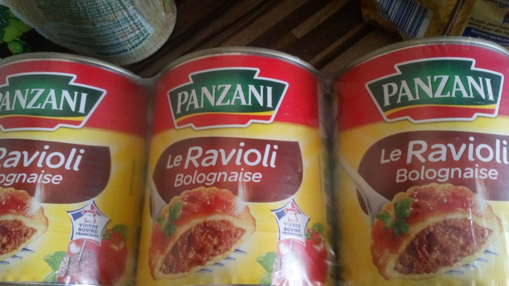 Panzani Ravioli a la sauce bolognaise packshot