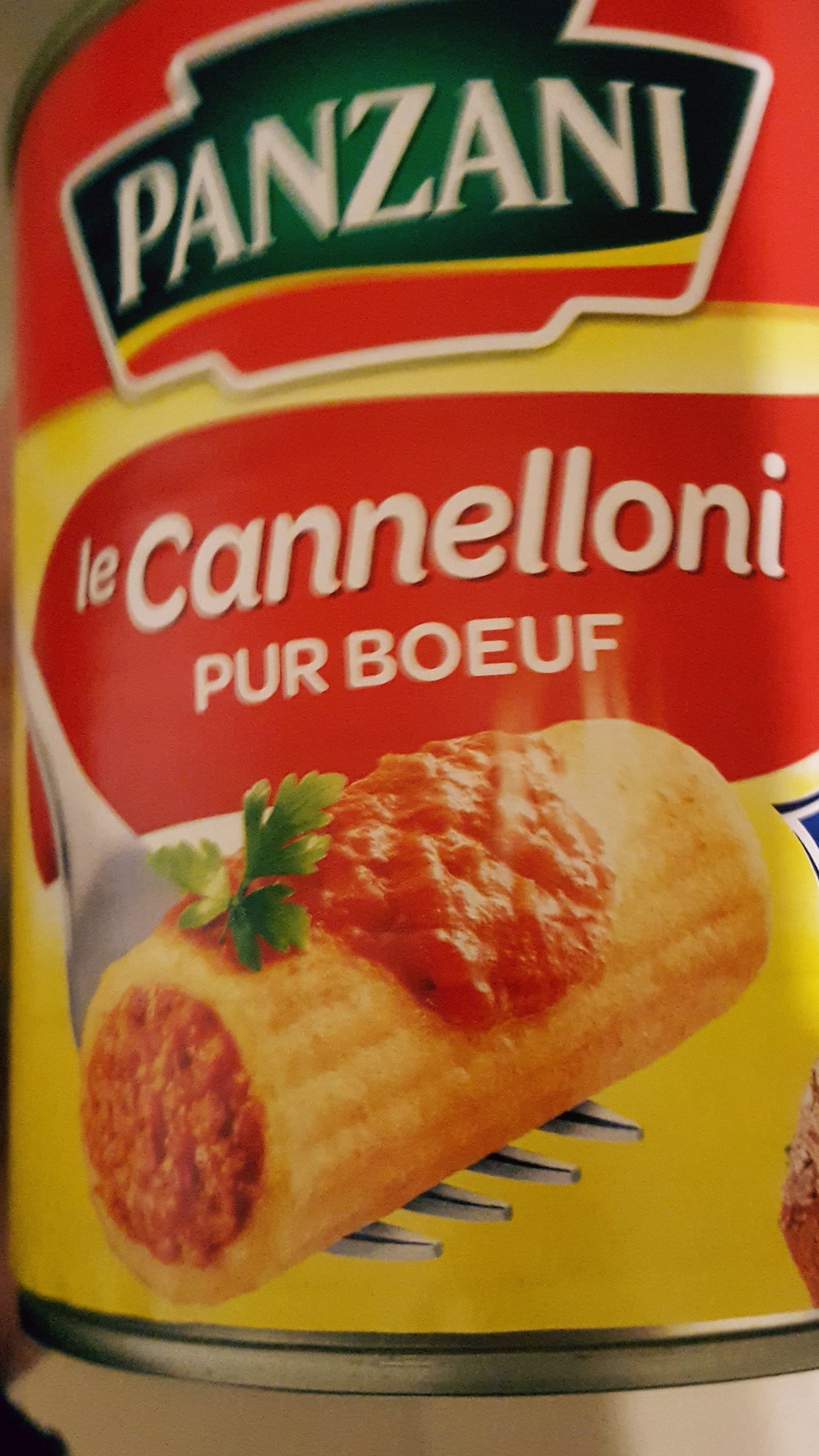 Panzani Cannelloni pur boeuf packshot