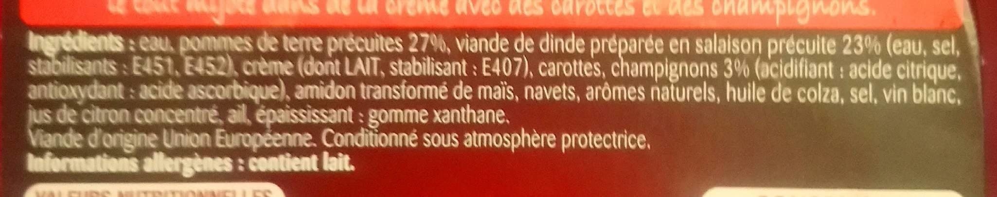 William Saurin Cocotte Blanquette de Dinde pommes de terre et champignons packshot