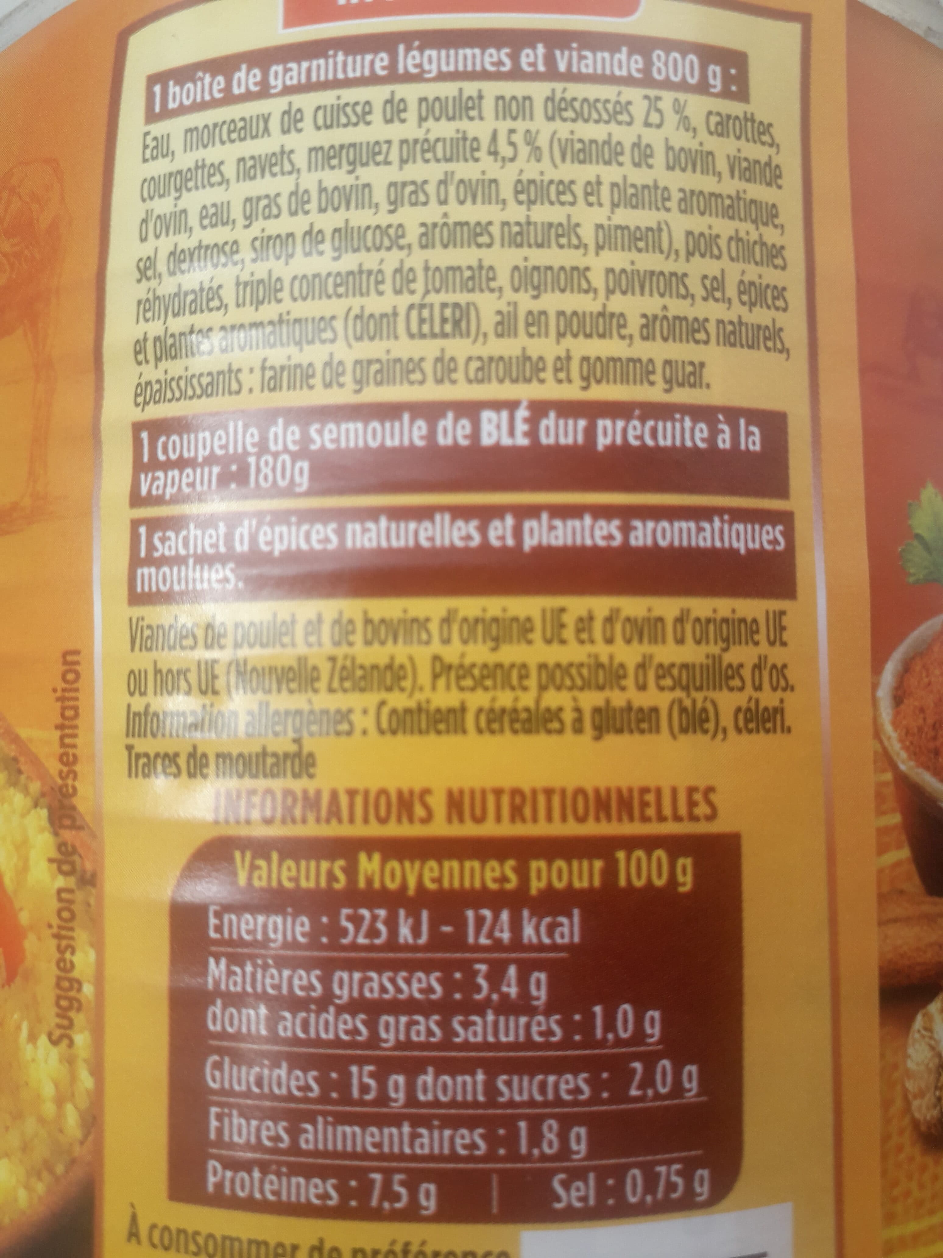 Garbit Couscous Royal poulet & merguez packshot