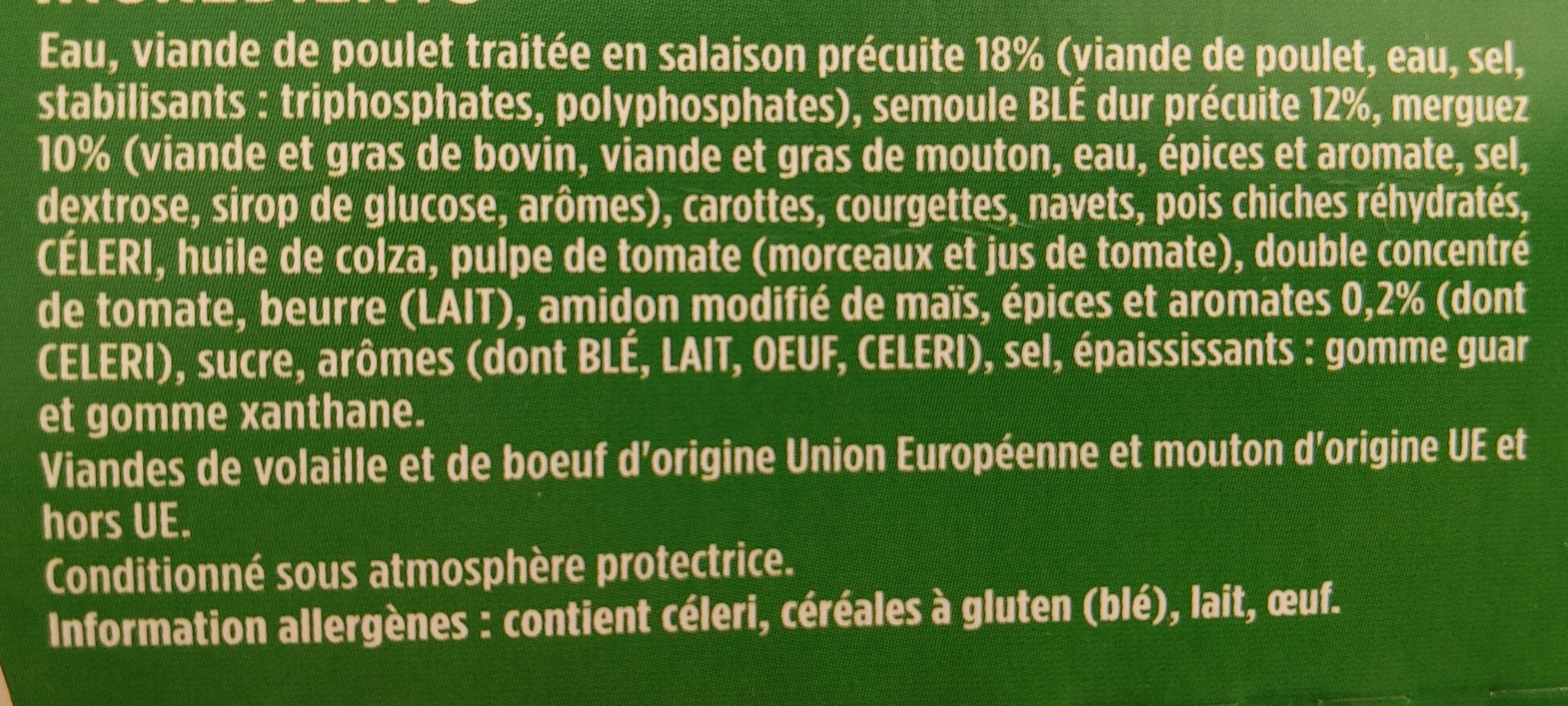 Garbit Couscous à la Marocaine - Poulet et merguez packshot