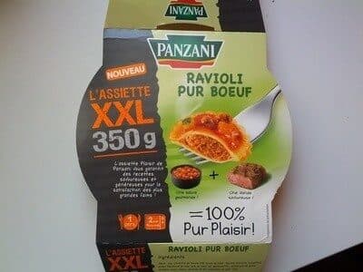 panzani Ravioli Pur Boeuf - L'Assiette XXL - 350 g - Panzani packshot