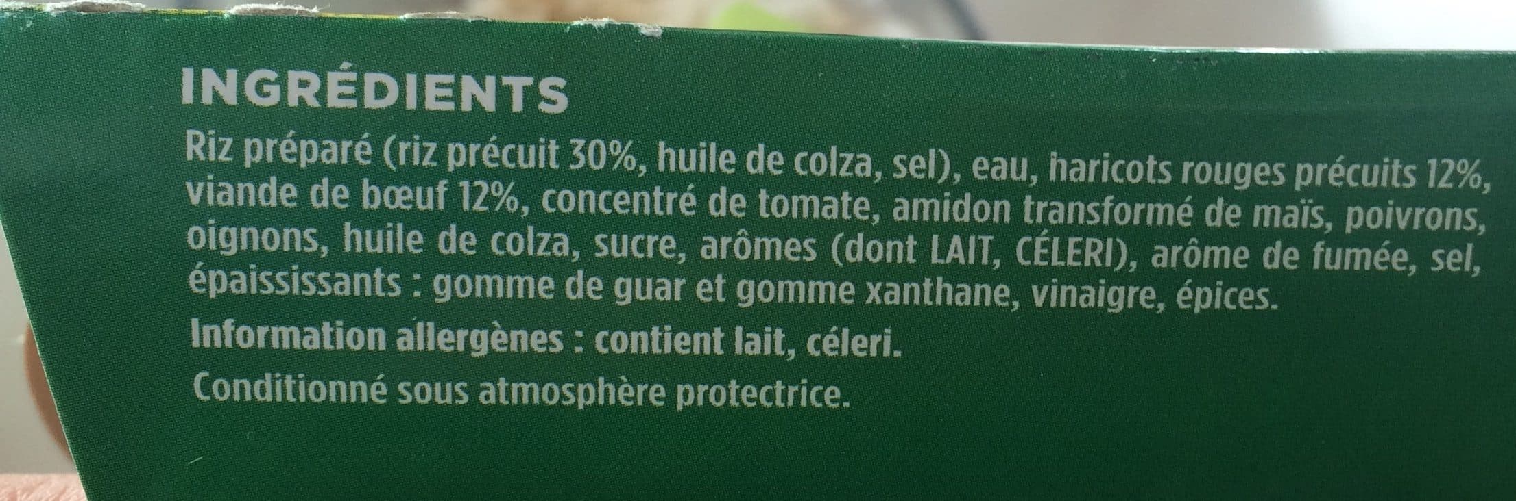 Garbit L'assiette XXL Chili con carne et son riz packshot
